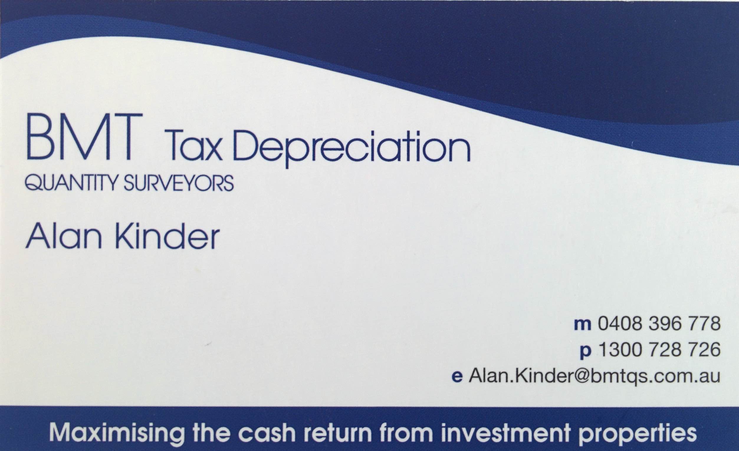 BMT Tax Depreciation